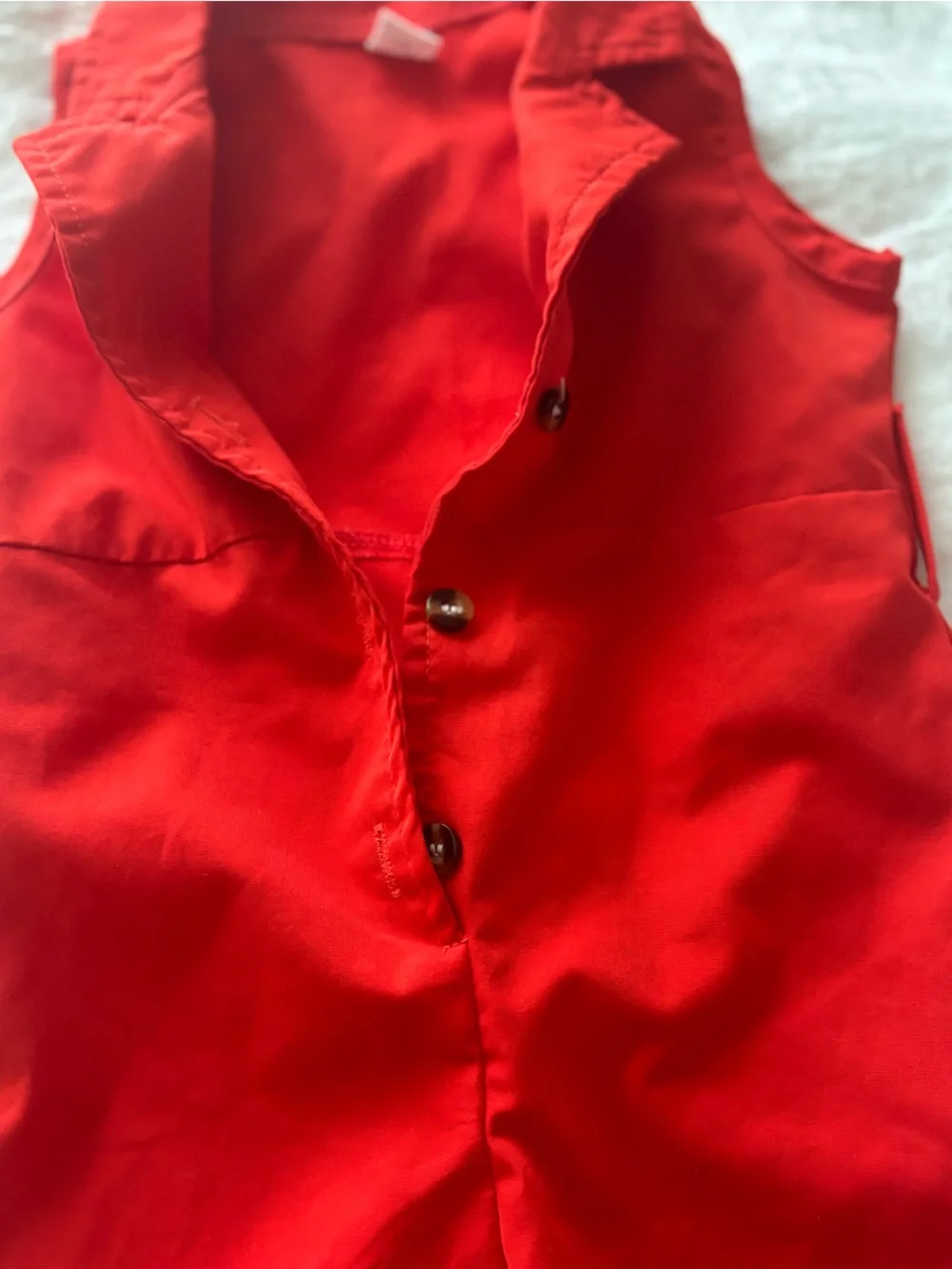 SHEIN Red Men's Flat Front Shorts